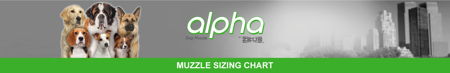 Zeus Alpha Muzzle Sizing Chart